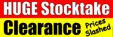 Stock Take Sale Vinyl Banner 