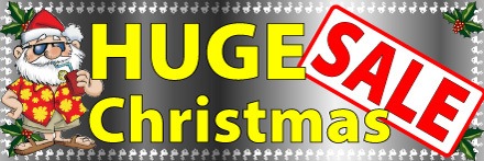 HUGE Christmas Sale Banner