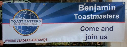 Toastmasters Banner