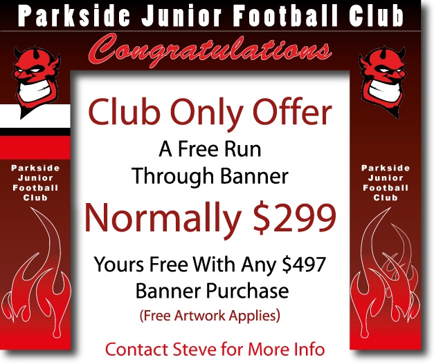 Free Run Through Banner Clubs Only - Sorry