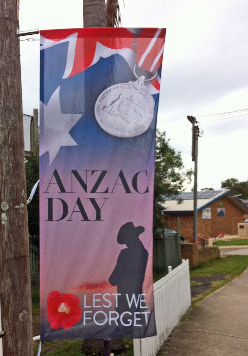Pole Banner ANZAC Day 100th Year
