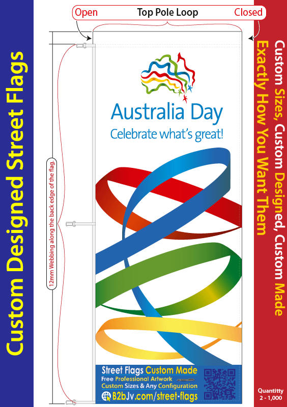 Australia Day Street Banner