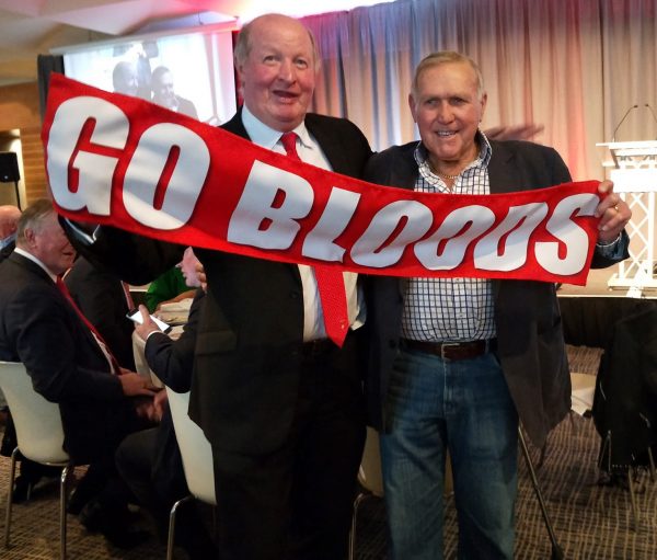 The Bloods Hand Banner with the Legends