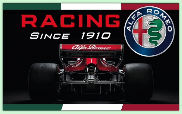 Alfa Romeo Eat My Dust F1 Fan Flag