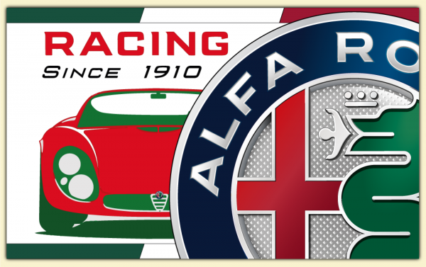 Alfa Romeo Racing F1 Fan Flags
